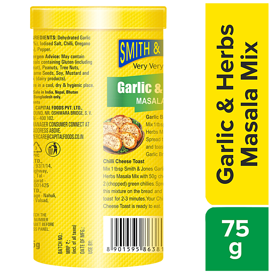 Smith & Jones Garlic & Herbs Masala Mix