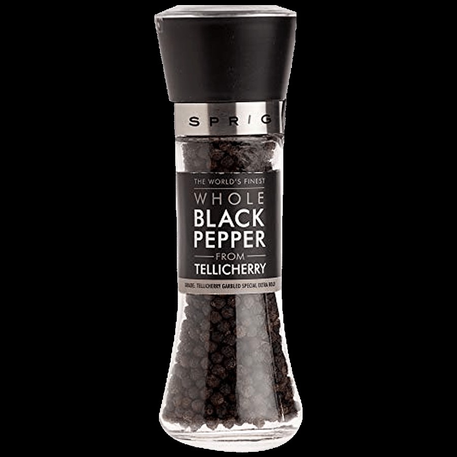 Sprig Gourmet Black Pepper Grinder - World's Finest