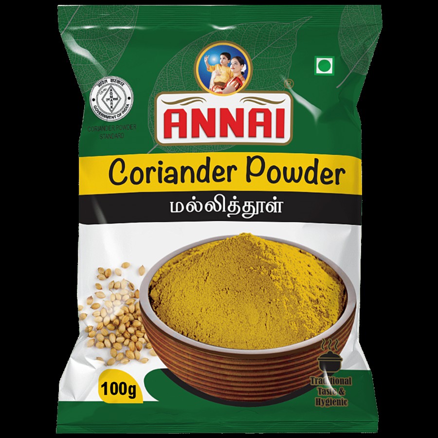 ANNAI Coriander/Dhaniya Powder - High Antioxidant Properties