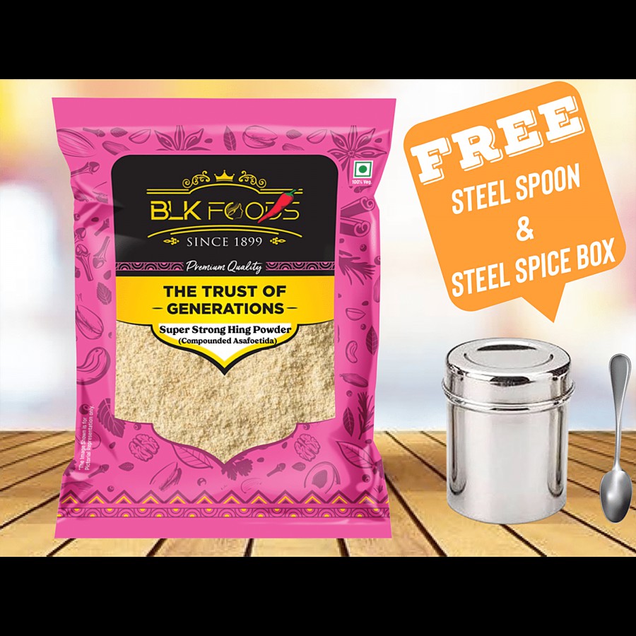 BLK Foods Compounded Asafoetida/Super Strong Hing Powder