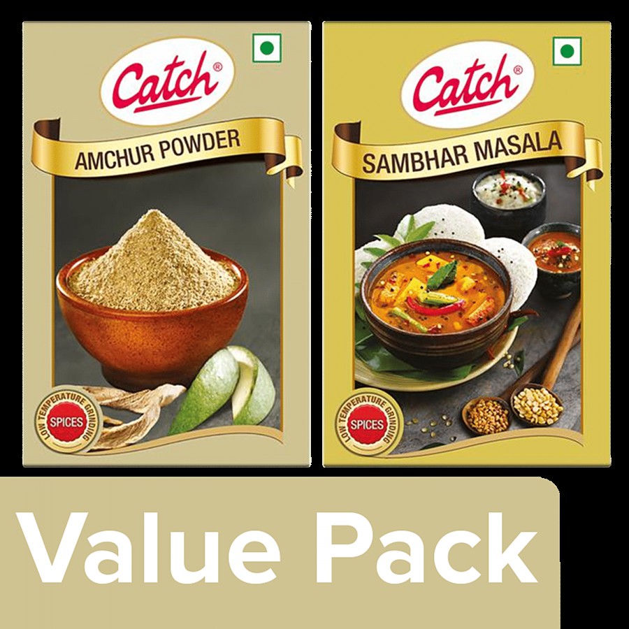 Catch Amchur Powder 100g + Sambhar Masala 100 g