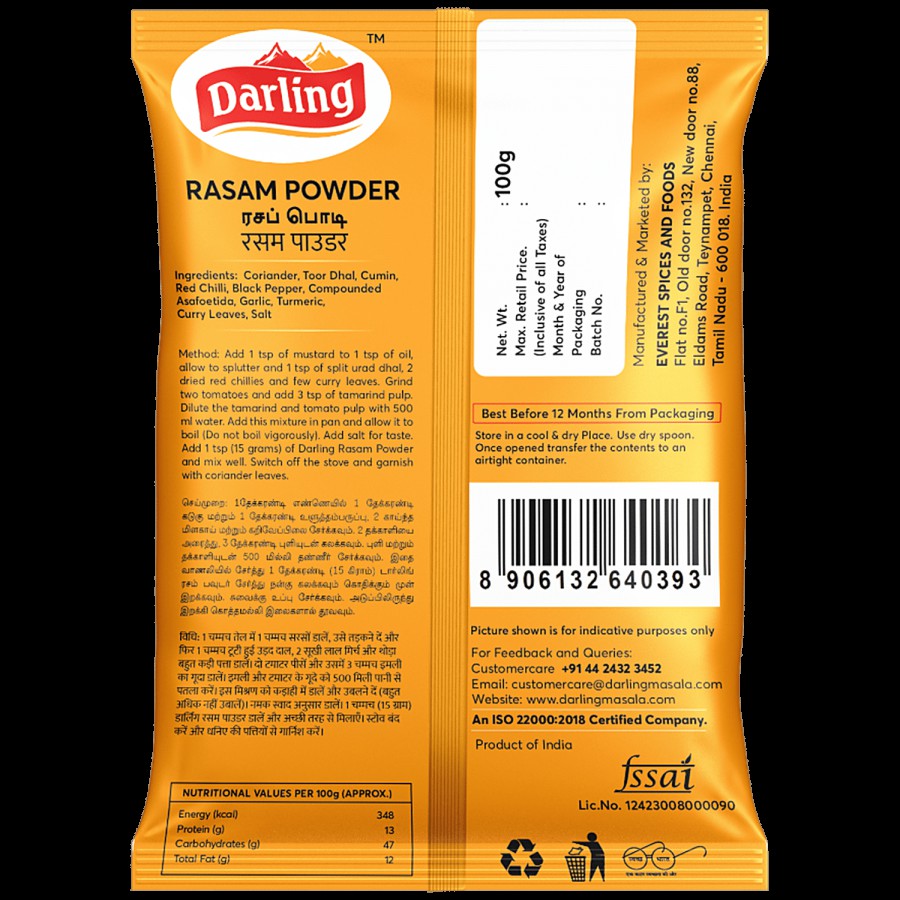 DARLING MASALA Rasam Powder