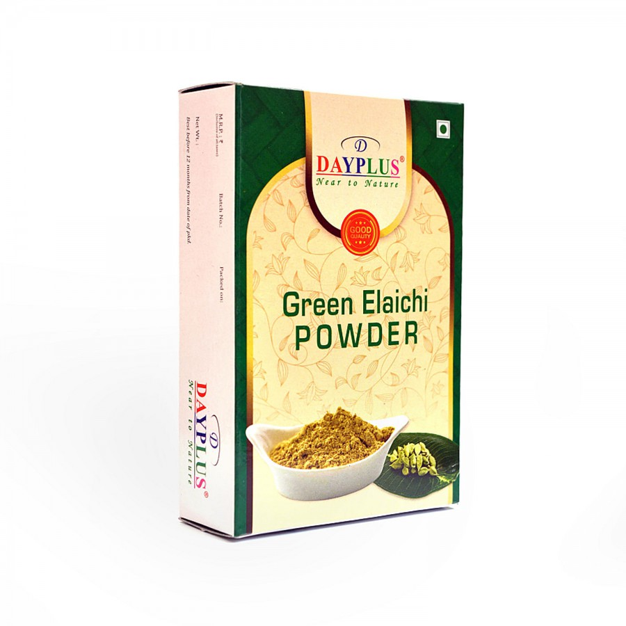 DAYPLUS Green Elaichi Powder - Aromatic Spice