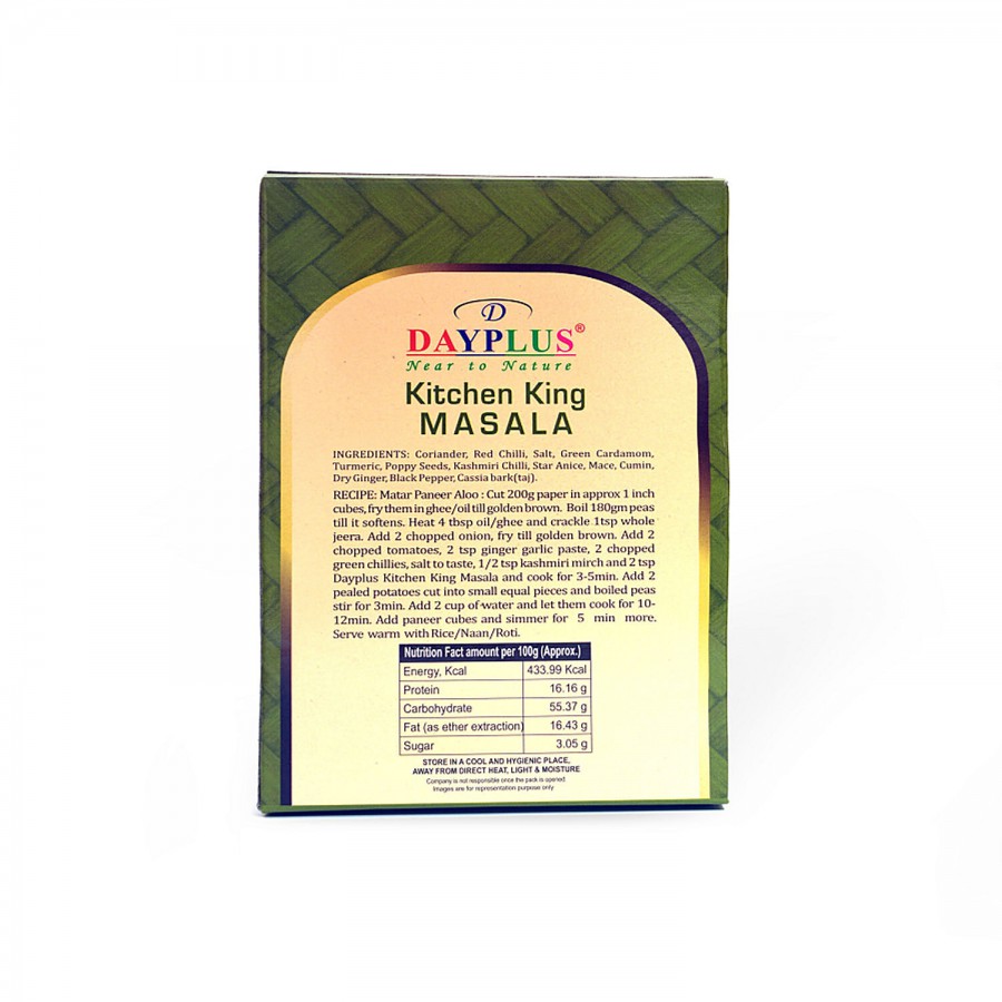 DAYPLUS Kitchen King Masala - Aromatic Spice Powder