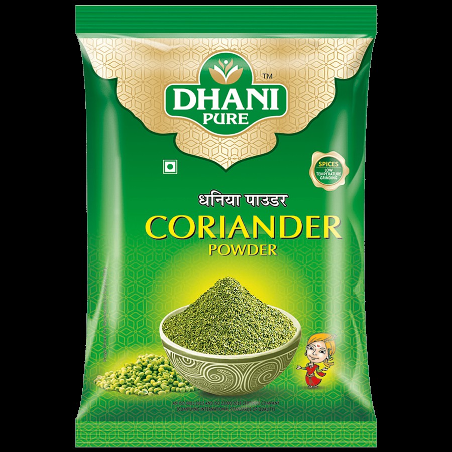 DHANI PURE Coriander/Dhania Powder - 100% Natural