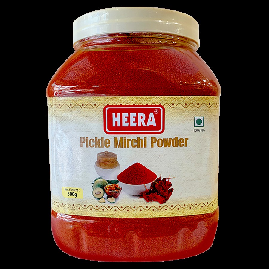 HEERA Pickle Mirchi Powder - Moderate Spicy Flavour