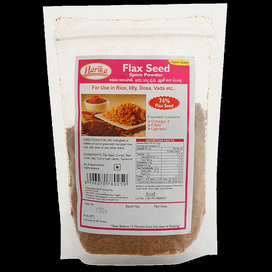 Harika Flax Seeds Spice Powder