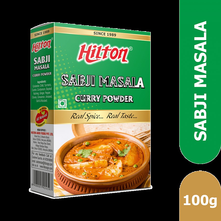 Hilton Sabzi Masala - High Quality Spice Blend