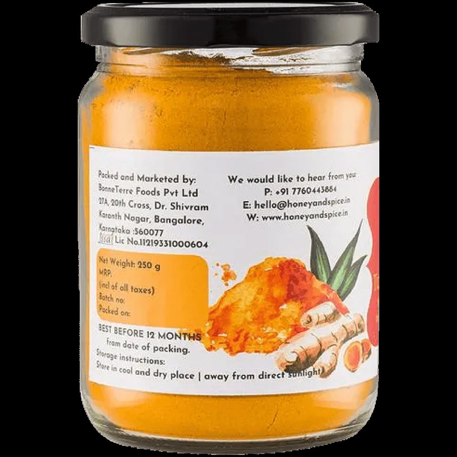 Honey and Spice Turmeric Powder - Rich In Antioxidants & Anti-Inflammatory Properties