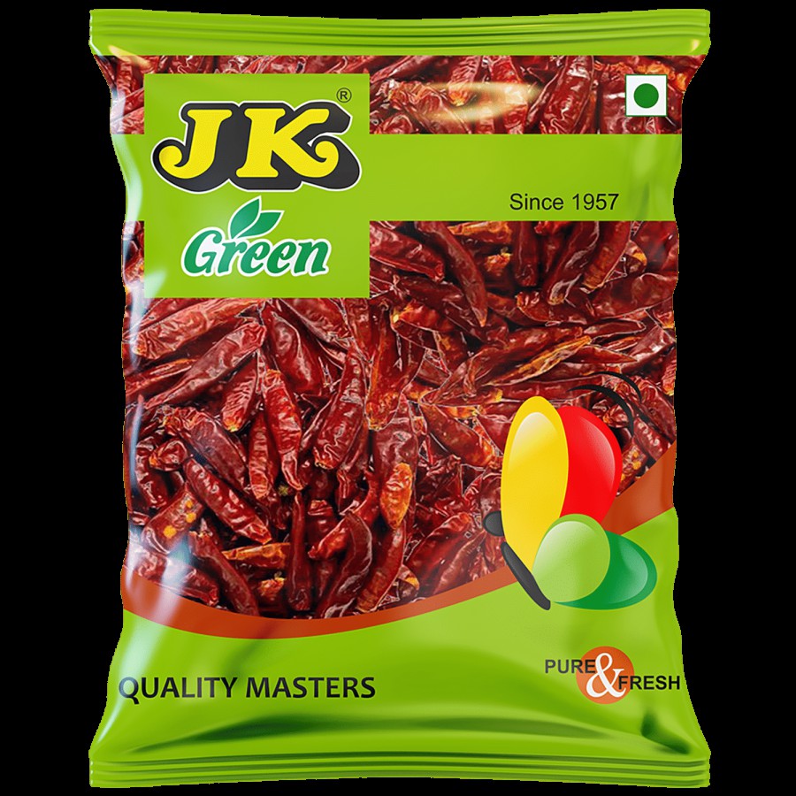 JK Green Red Chilli Hot Whole