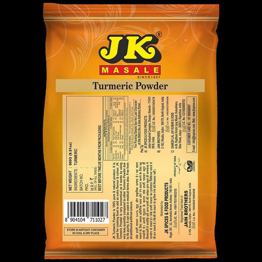 JK Powder - Haldi (Turmeric)