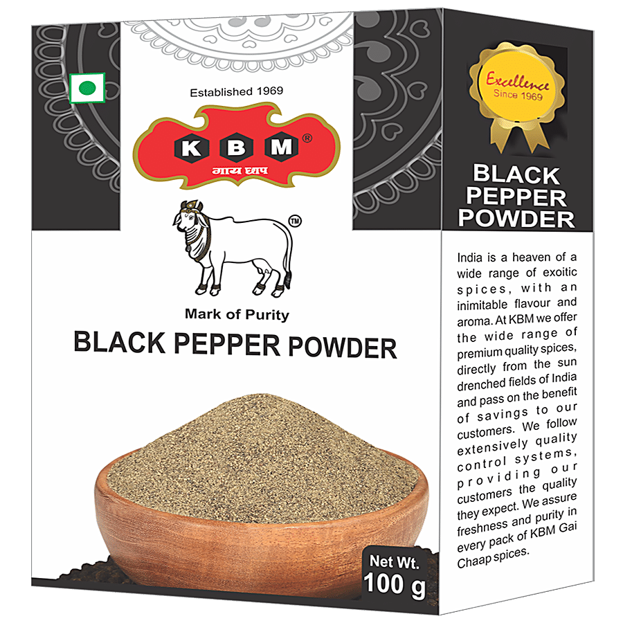 KBM Gai Chaap Black Pepper/Kali Mirch Powder