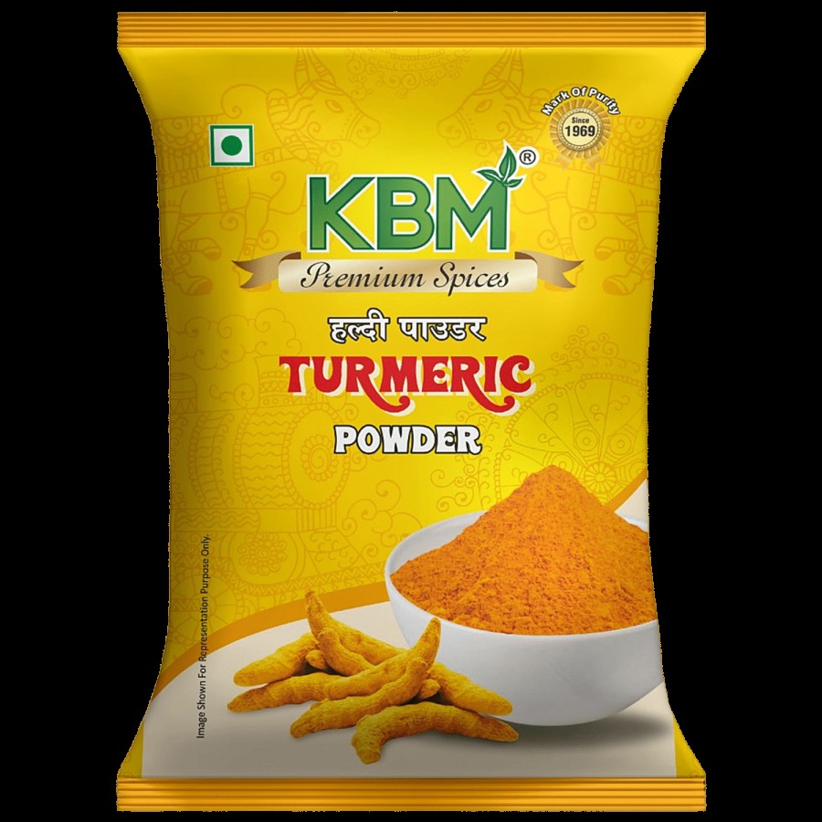 KBM Premium Spices Turmeric/Haldi Powder