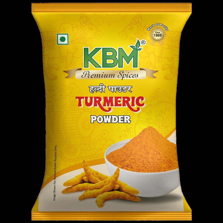 KBM Premium Spices Turmeric/Haldi Powder