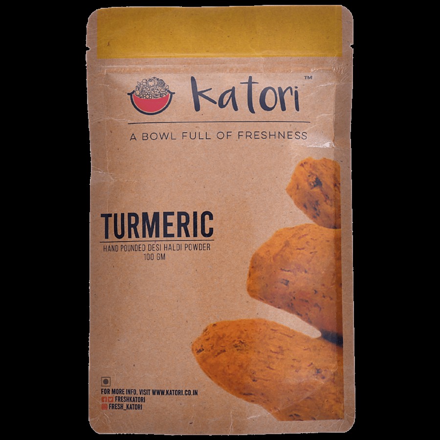 Katori Turmeric Haldi Powder - Sun Dried