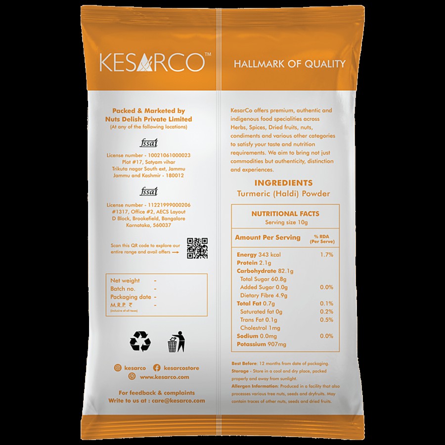 KesarCo Turmeric Powder