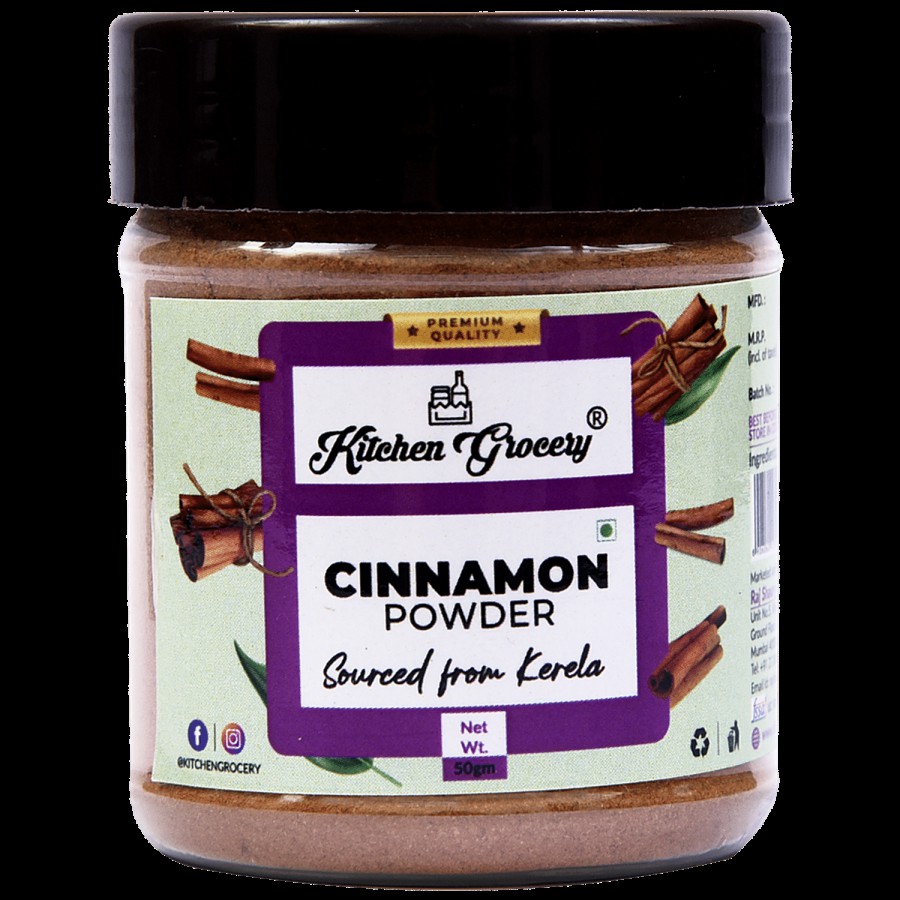 Kitchen Grocery Cinnamon Powder - For Cooking & Baking