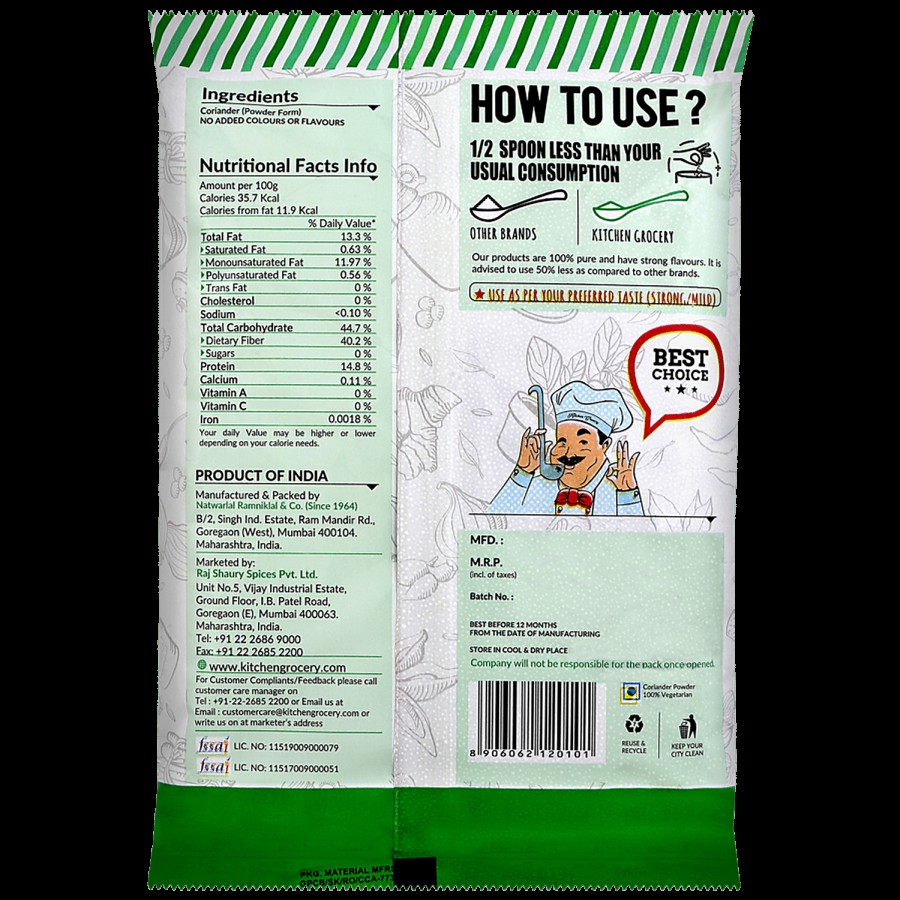 Kitchen Grocery Powder - Coriander