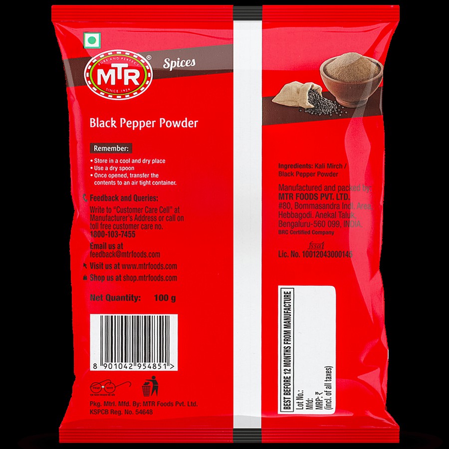 MTR Powder - Black Pepper