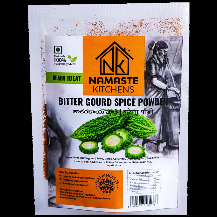 NAMASTE KITCHENS Bitter Gourd Spice Powder - Ready To Eat