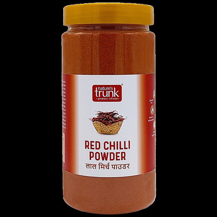 Nature's Trunk Pesticide Free Red Chilli Powder - No Colours & Preservatives