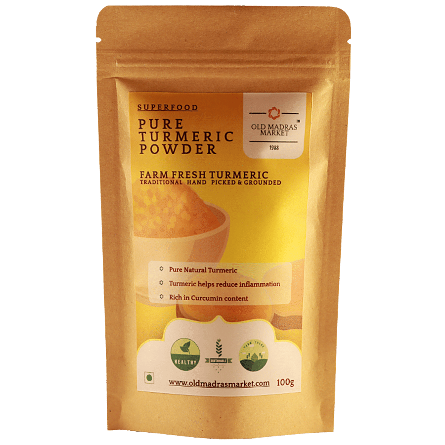 Old Madras Market Superfood - Pure Turmeric Powder