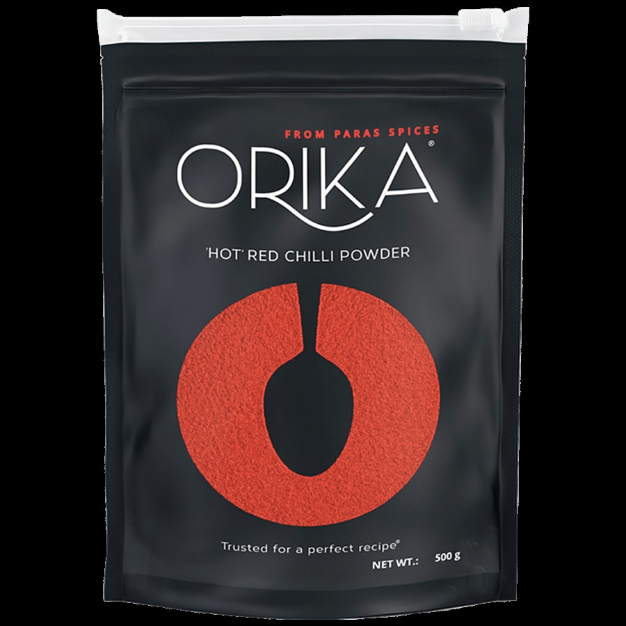 Orika Hot Red Chilli Powder - Made From High Heat Value Chillies