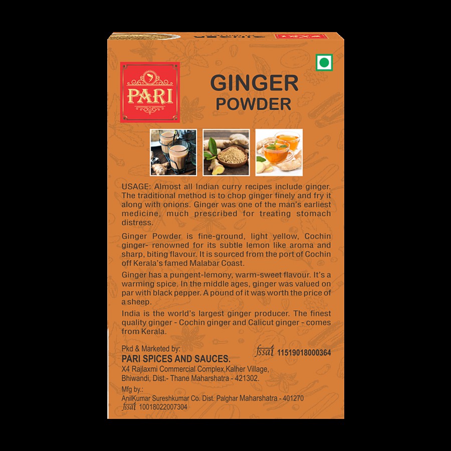 Pari Ginger Powder - Rich In Antioxidants