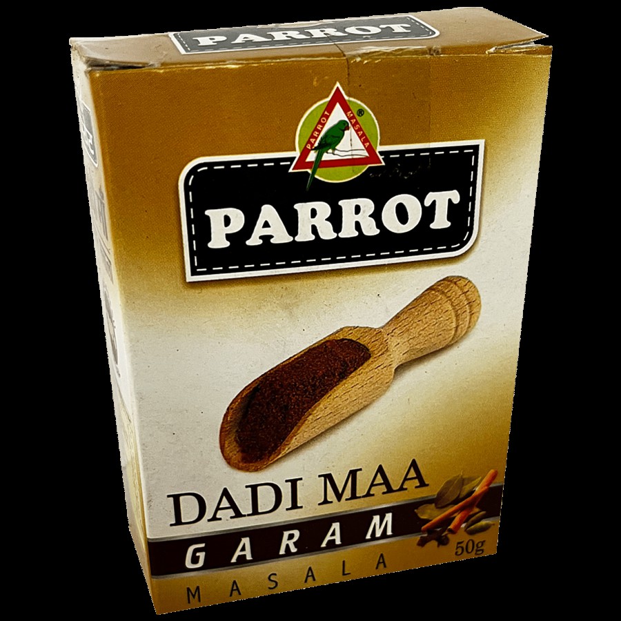 Parrot Dadi Maa Garam Masala With Authentic Indian Flavour - 100% Natural