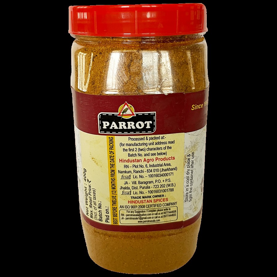 Parrot Mix Masala - For Gravies & Sabzi