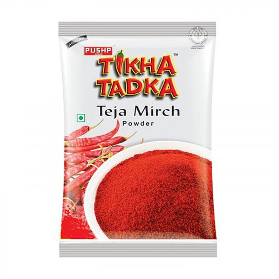 Pushp Teja Mirch Powder - Tikha Tadka