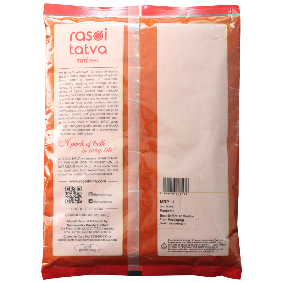 RASOI TATVA Chilli Powder Kashmiri - 100% Natural