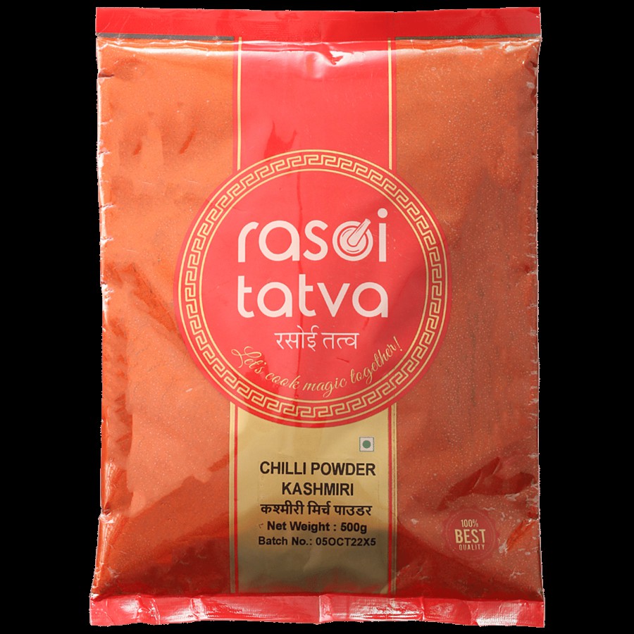 RASOI TATVA Chilli Powder Kashmiri - 100% Natural