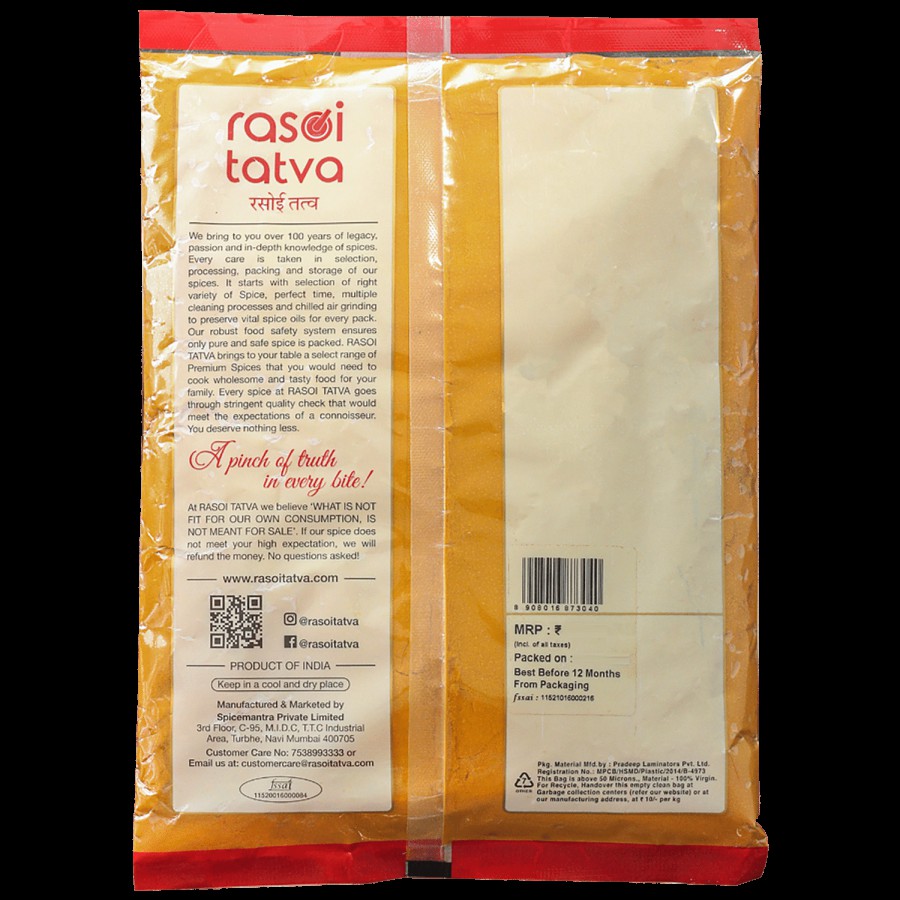 RASOI TATVA Turmeric Powder - 100% Natural