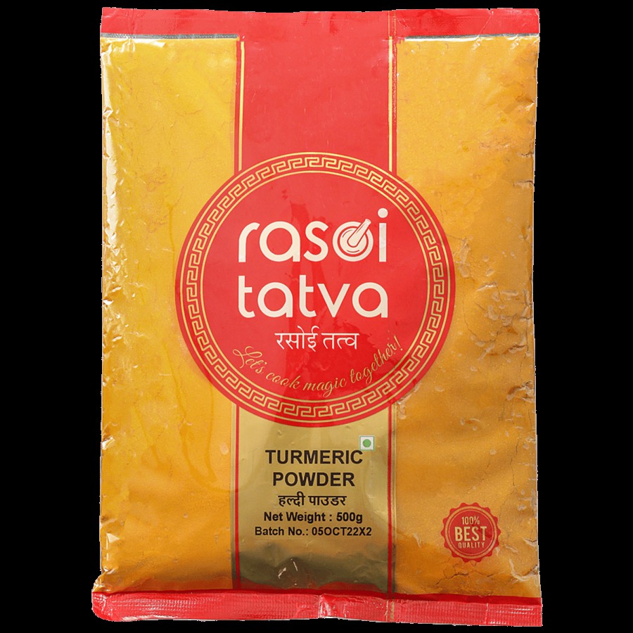 RASOI TATVA Turmeric Powder - 100% Natural