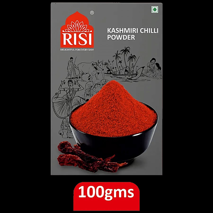 Risi Spices Kashmiri Chilli Powder - Adds Flavour