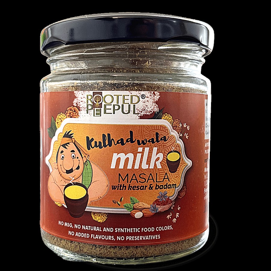 Rooted Peepul Kulhadwala Milk Masala With Kesar & Badam