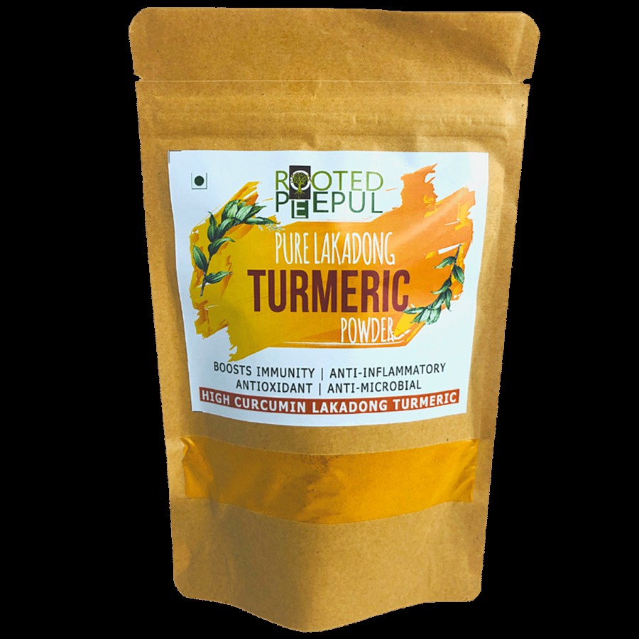 Rooted Peepul Pure Lakadong Turmeric