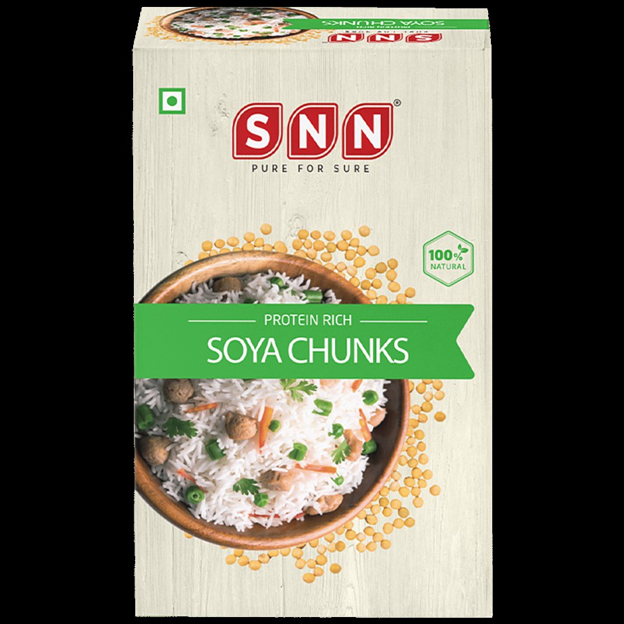 SNN Soya Chunks - 100% Natural