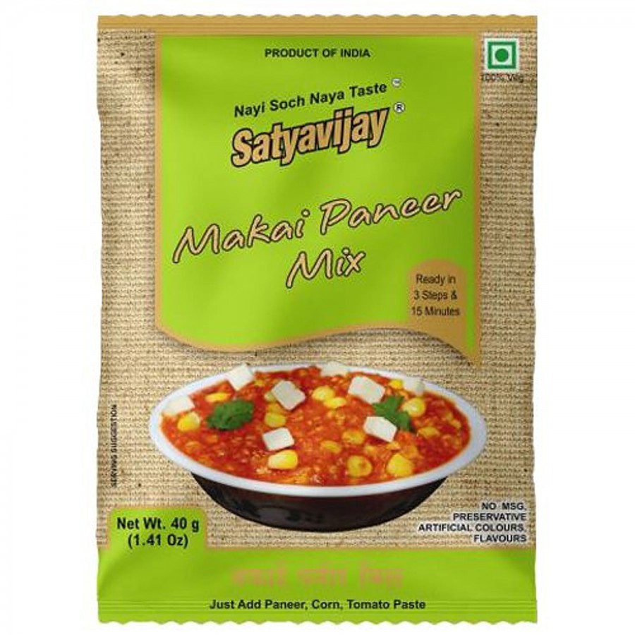 Satyavijay Ready Mix - Makai Paneer