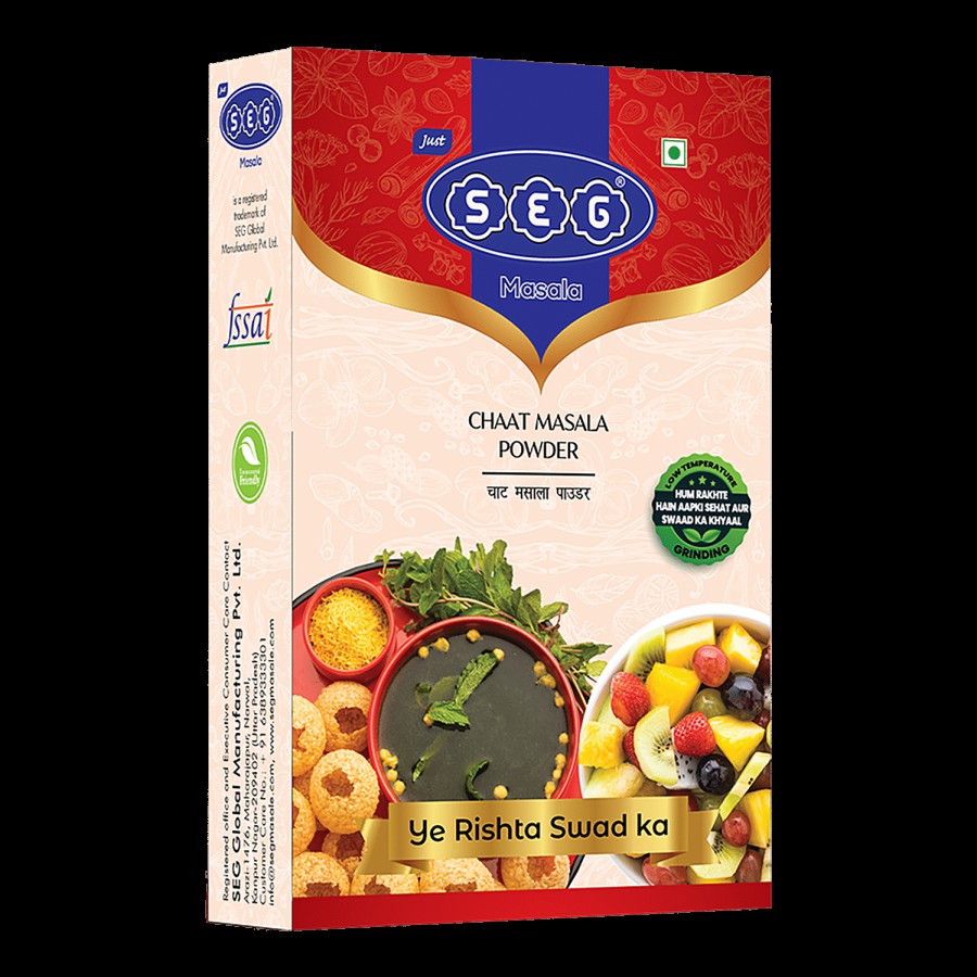 Seg Chaat Masala Powder - 100% Natural