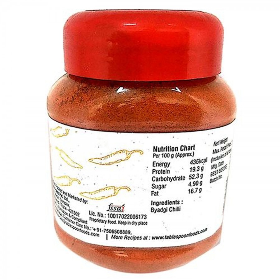 Tablespoon Byadgi Chili Powder