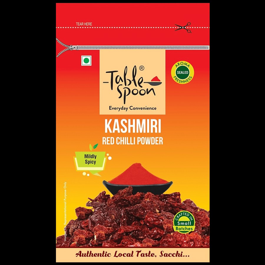 Tablespoon Kashmiri Red Chilli Powder - Mildly Spicy