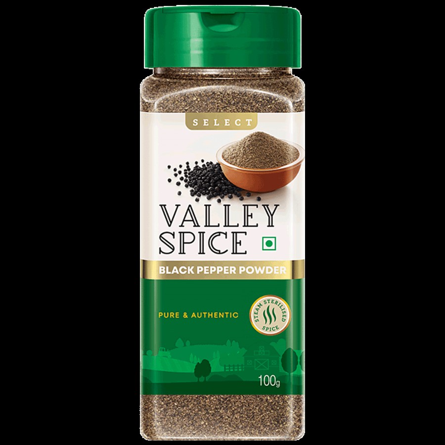 Valley Spice Select - Black Pepper Powder