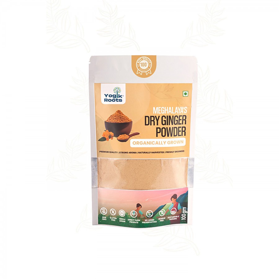 Yogik Roots  Meghalaya's Dry Ginger Powder - Aromatic