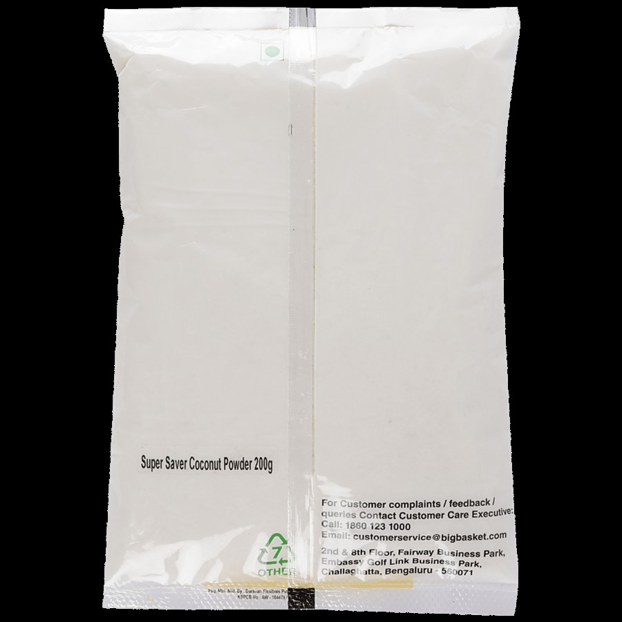 bb SUPER SAVER Coconut Powder - Rich In Dietary Fibre