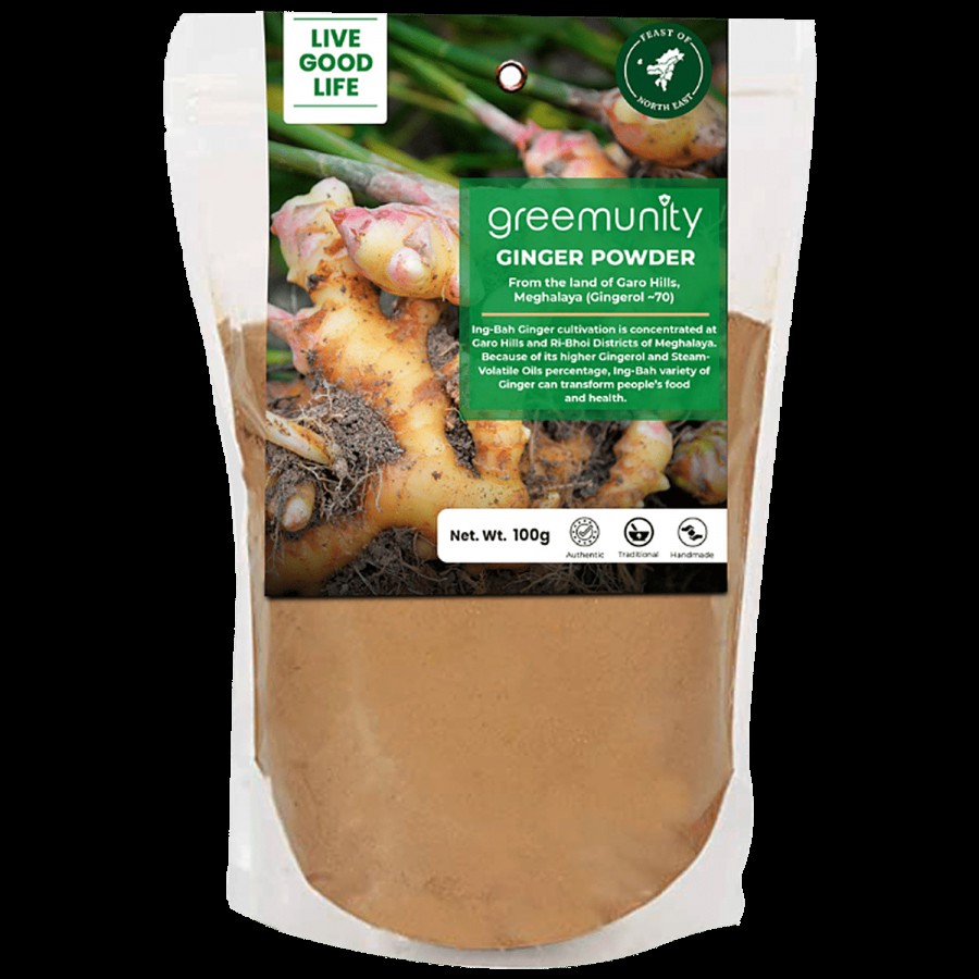 greemunity Ginger Powder (Meghalaya)