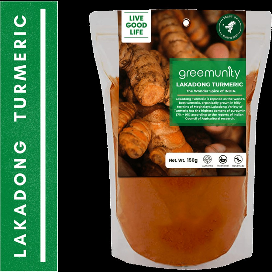 greemunity Lakadong Turmeric