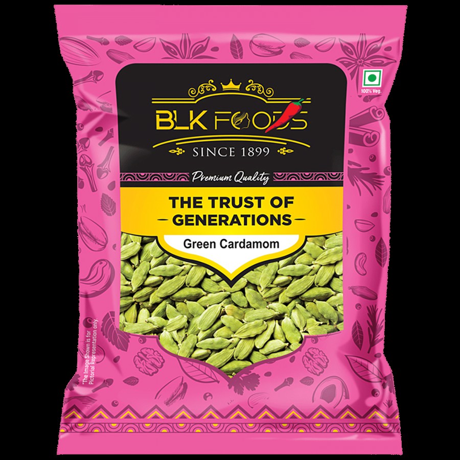 BLK Foods Green Cardamom Whole