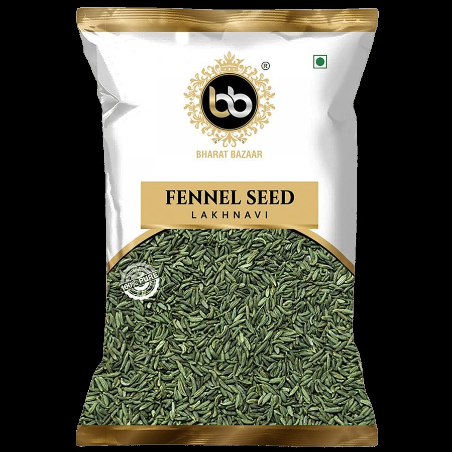 Bharat Bazaar  Fennel Seed - Lakhnavi